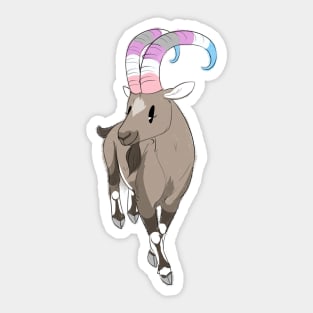 Intergender Ibex! Sticker